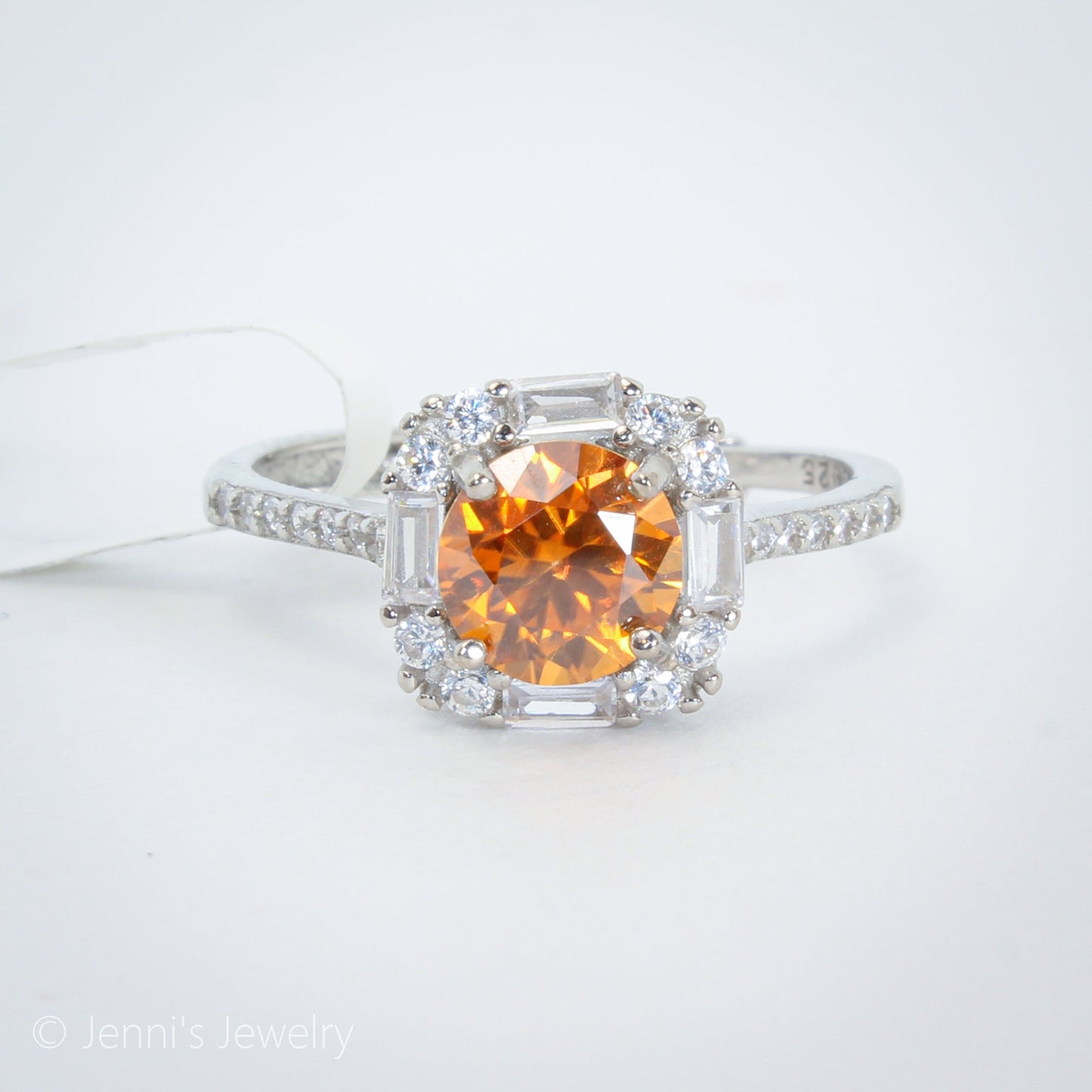 [QBF-FD-J1033] Silver 925 1 CT Fanta Colorful Moissanite Ring